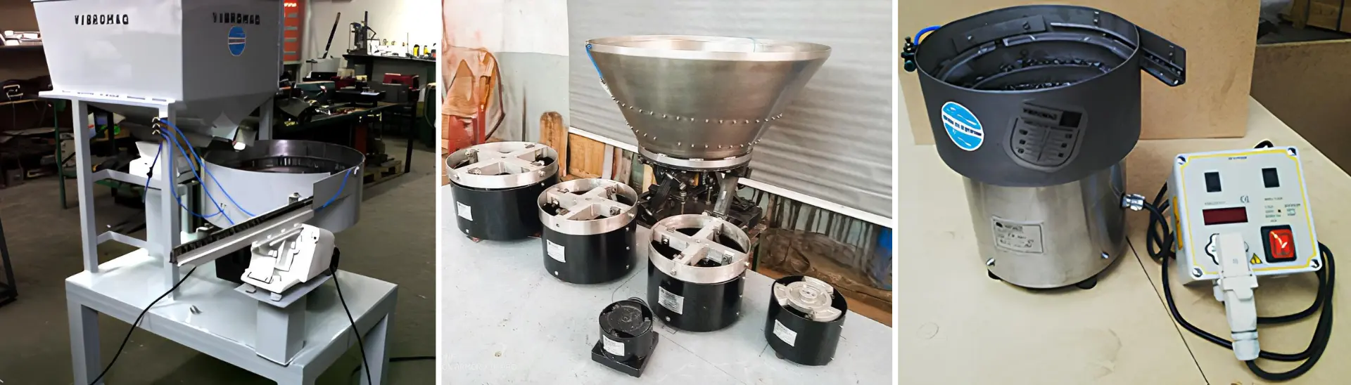 Alimentadores Vibratorios de Partes y Guías Lineales